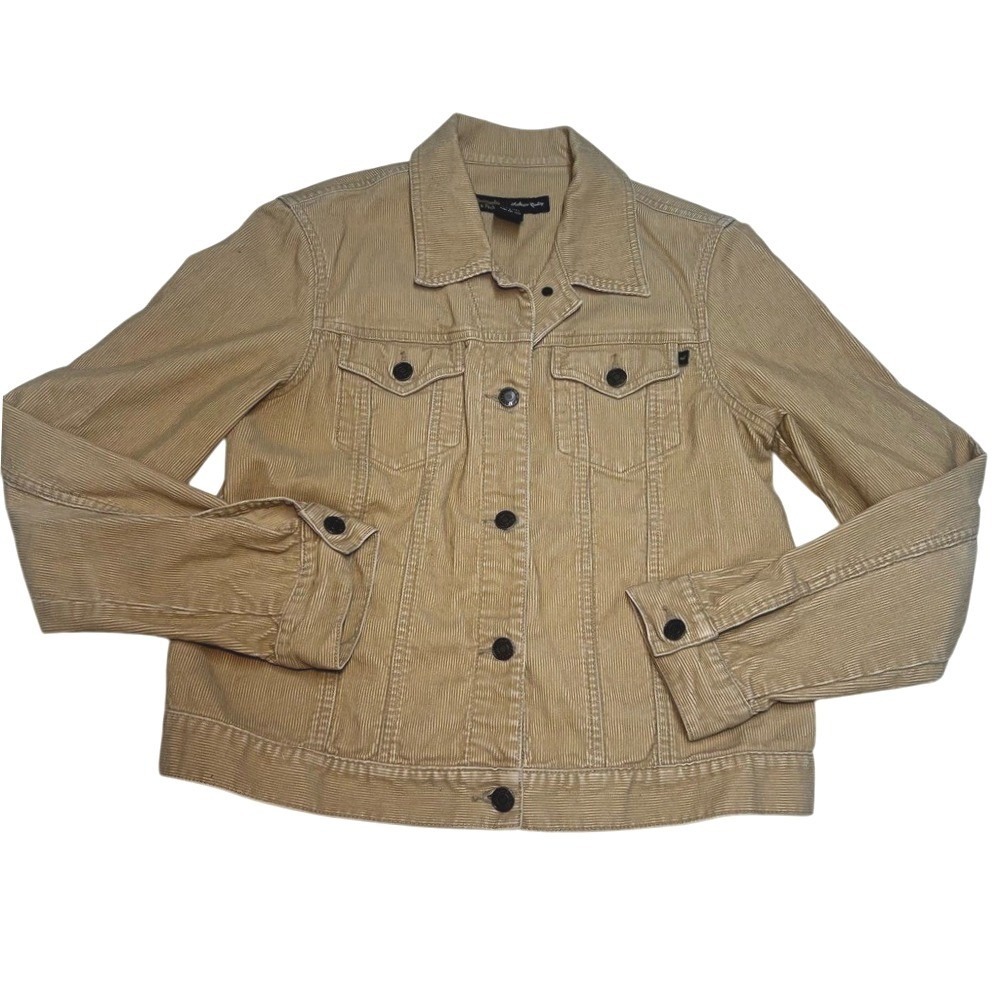 Abercrombie & Fitch Khaki Corduroy Jacket
